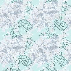 Light blue winter camouflage with stains and cracks. Can be used as army camo, camouflage clothing, backdrop for the site, printing on various surfaces