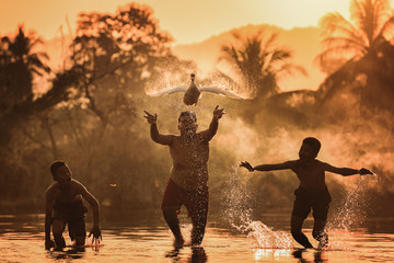 children happy