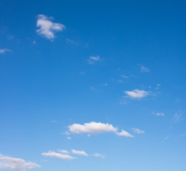 Blue Sky with Inspirational Clouds