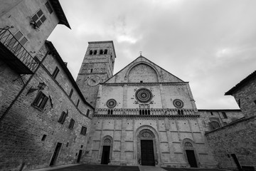 Fototapeta na wymiar Assisi, Cattedrale di San Rufino