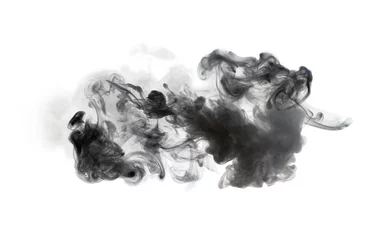 Zelfklevend Fotobehang smoke isolated on white © Liliia