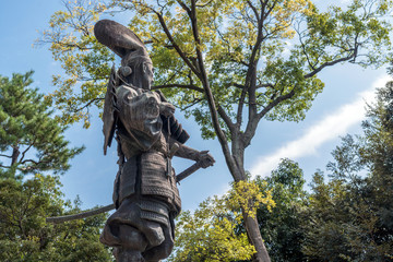 Fototapeta premium 清洲公園 織田信長像