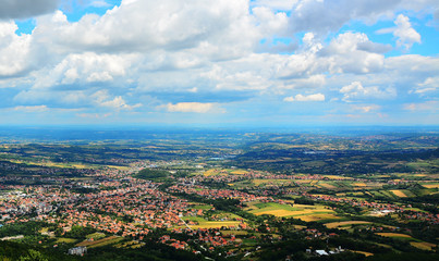 Landscape view of the horizon