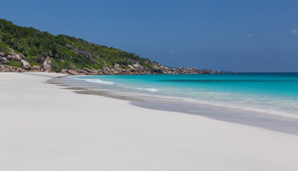 Petite Anse Strand auf La Digue Seychellen