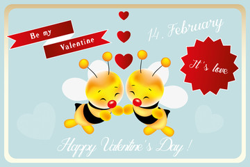 Be my valentine little bee