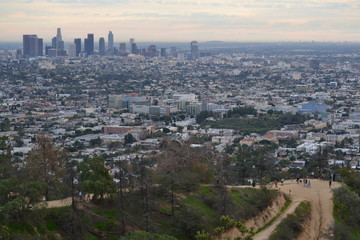 Fototapeta na wymiar LA Observatory View