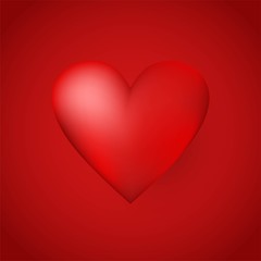 3d heart vector