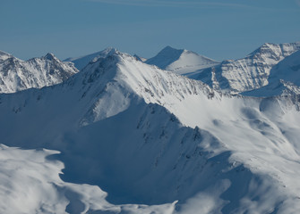 Fototapeta na wymiar Alpen im Winter