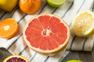 Assorted Raw Organic Citrus Fruit