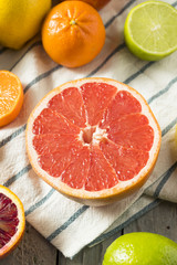 Assorted Raw Organic Citrus Fruit