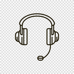 headphones vector icon