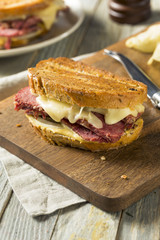 Savory Homemade Corned Beef Reuben Sandwich