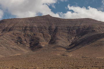 Volcanic mountain in Fuerteventura, Canary islands