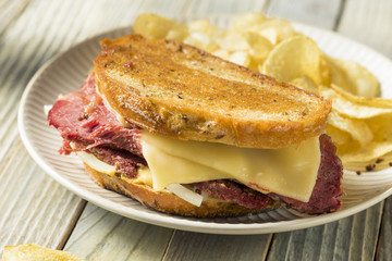 Savory Homemade Corned Beef Reuben Sandwich