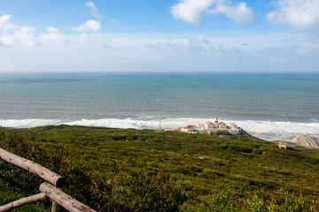Fototapeta na wymiar Cabo Mondego Lighthouse