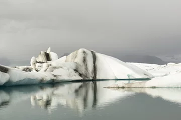 Papier Peint photo autocollant Glaciers Laguna glaciar de Jökulsarlón en Iceland. Detalle del glaciar.