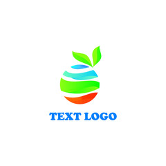 fruit logo vector