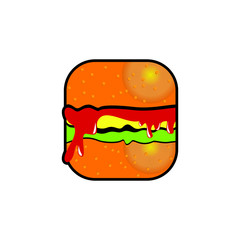 burger vector illustrations