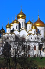 Old orthodox Annunciation church. Moscow Kremlin