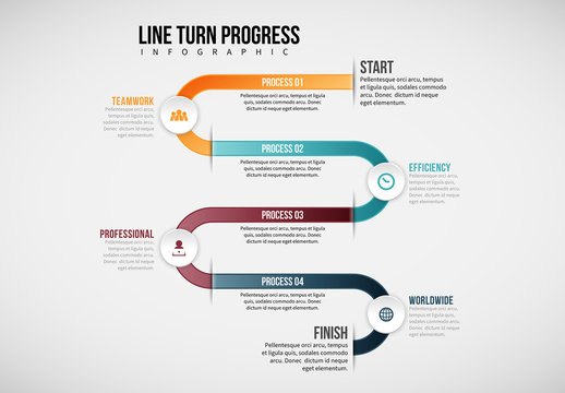Looped Line Infographic 2