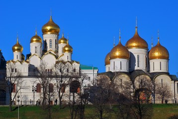 Fototapeta na wymiar Old orthodox church. Moscow Kremlin