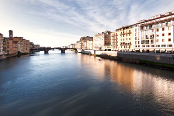 Lungo l'Arno a Firenze