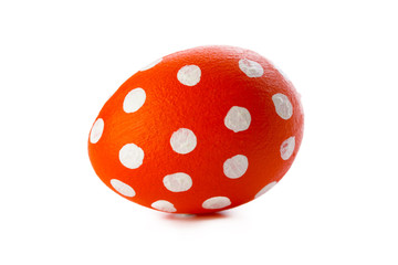 easter eggs isolated on white