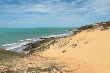 Fototapeta na wymiar Areia do agreste nordestino - Jericoacoara - Ceará