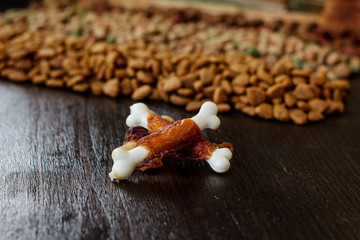 Calcium bones for dog feeding