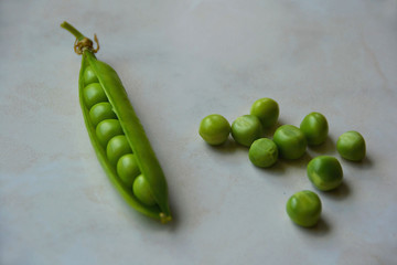 The green peas