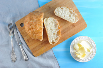 bread and butter - sliced ciabatta