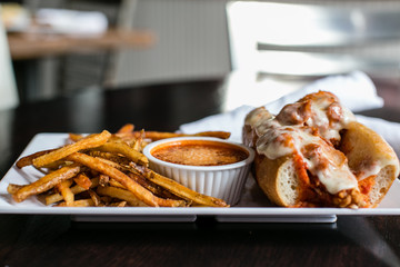 chicken parmesan sandwich 