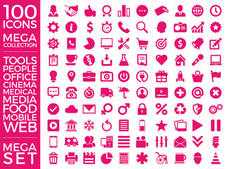 Set Of Icons, Quality Icon Pack Collection Vector Design Eps 10