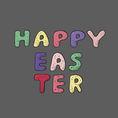 Typography poster with handwritten funny text