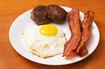 Eggs Bacon and Sausage