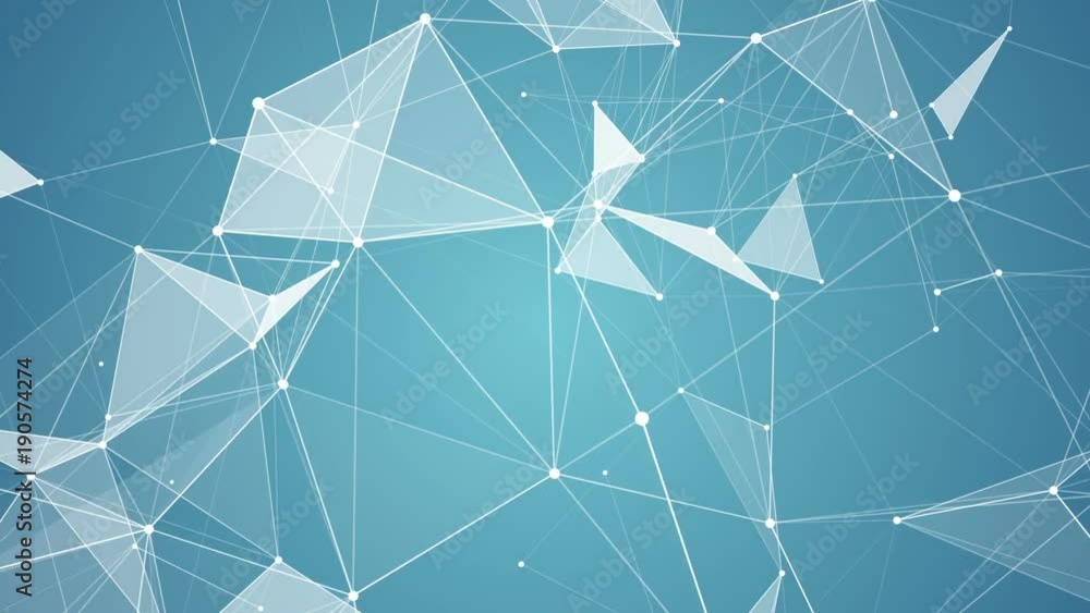 Poster nice geometric shapes. dynamic equilibrium of the business environment . organic movement.plexus cin