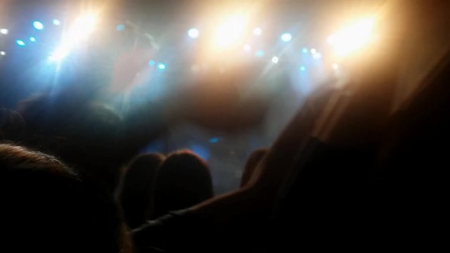 Zuschauer beim Pop-Konzert