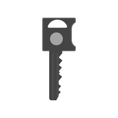 Single Key Vector Icon, Lock keysymbol. Simple, modern flat vector illustration for mobile app, website or desktop app
