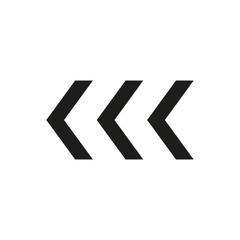 Arrow icon, isolated. Flat vector ilustration design.