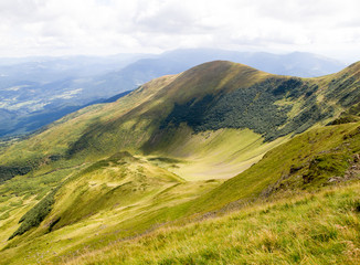 Summer in mountains