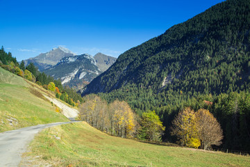 Fototapeta premium Montagne en automne