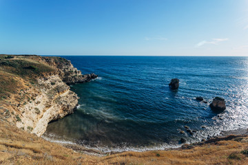 Fototapeta premium Beautiful rocky coast of the Black sea, Crimea