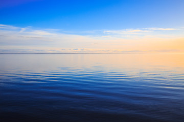 Sunrise over Ringkobing Fjord, Hvide Sande