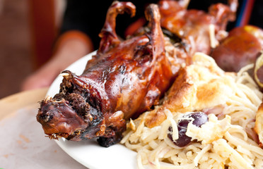 Guinea pig - typical peruvian delicacy - Tipón - Peru