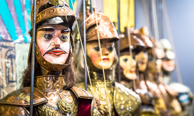 Traditional Sicilian puppets