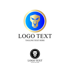 lion logo for security financial company 