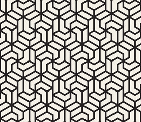 Vector seamless pattern. Modern stylish abstract texture. Repeating geometric shapes from striped elements