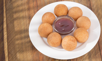 Buñuelos Colombian traditional food