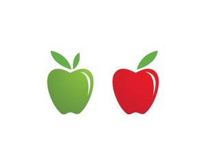 Apple vector illustration template