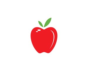 Apple vector illustration template